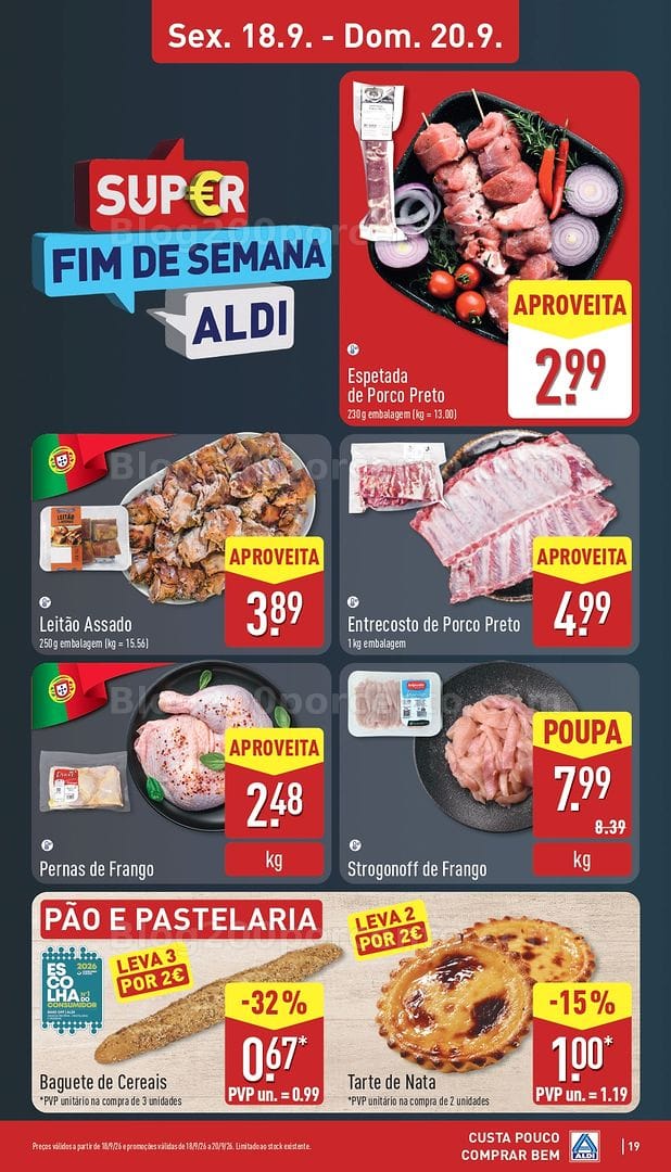 Antevisão Folheto ALDI Promoções de 14 a 20 setembro