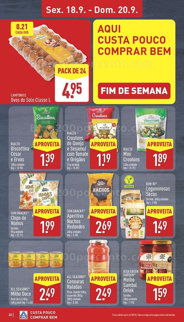 Antevisão Folheto ALDI Promoções de 14 a 20 setembro