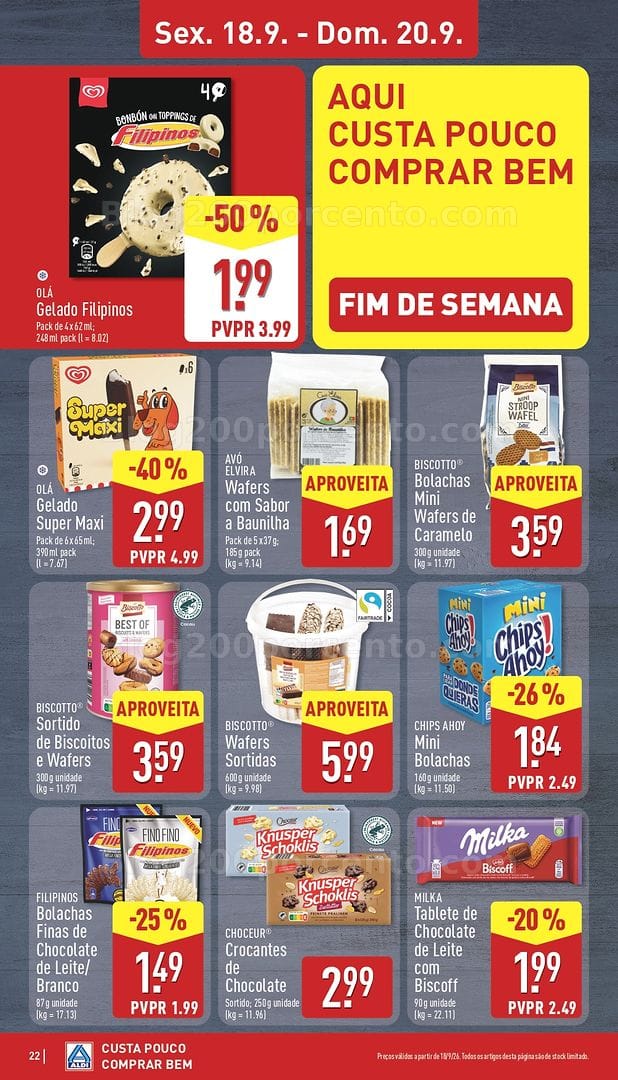 Antevisão Folheto ALDI Promoções de 14 a 20 setembro
