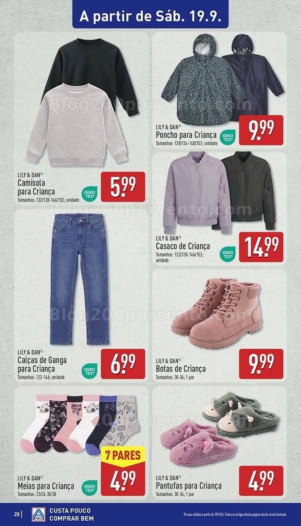 Antevisão Folheto ALDI Promoções de 14 a 20 setembro