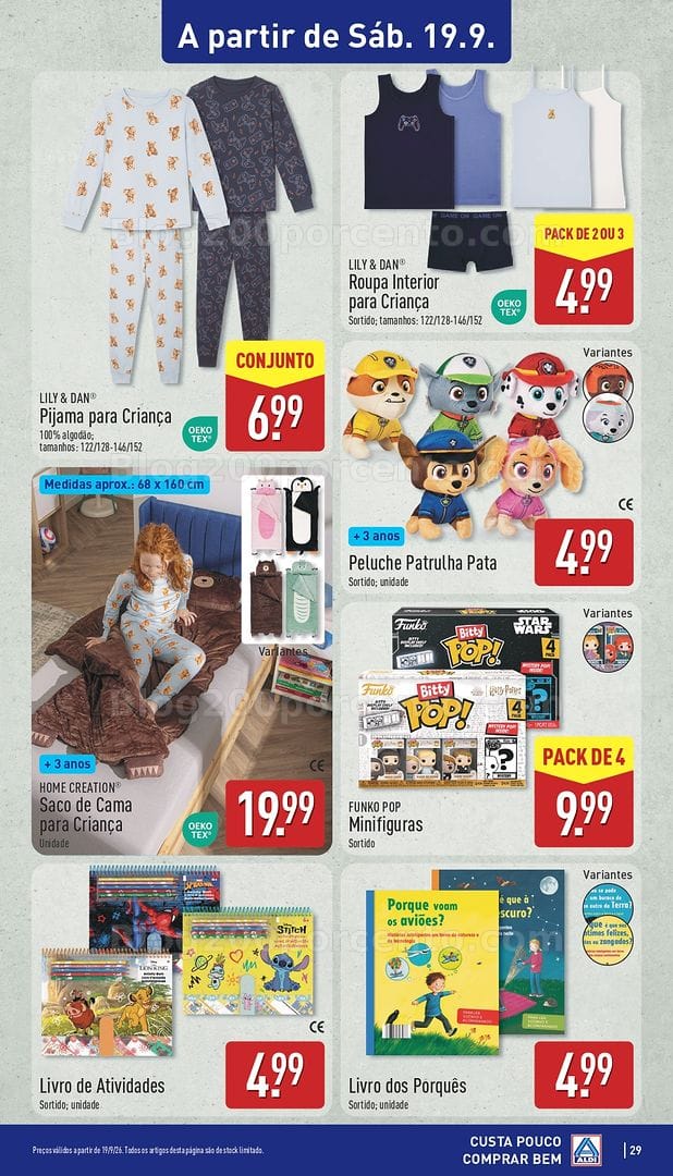Antevisão Folheto ALDI Promoções de 14 a 20 setembro