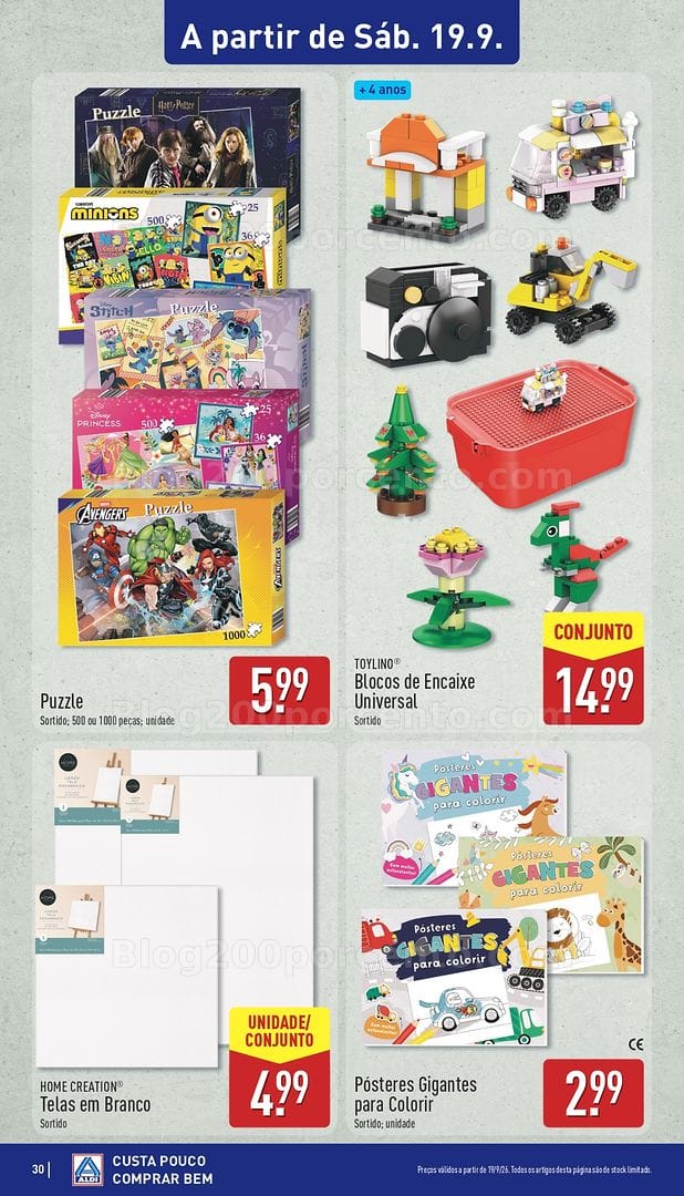 Antevisão Folheto ALDI Promoções de 14 a 20 setembro