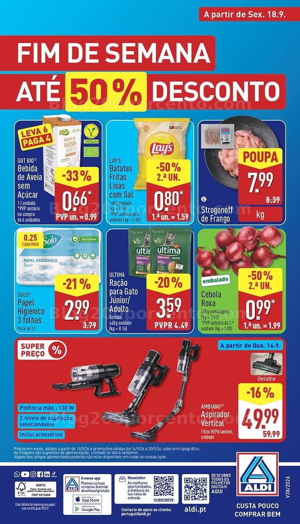Antevisão Folheto ALDI Promoções de 14 a 20 setembro