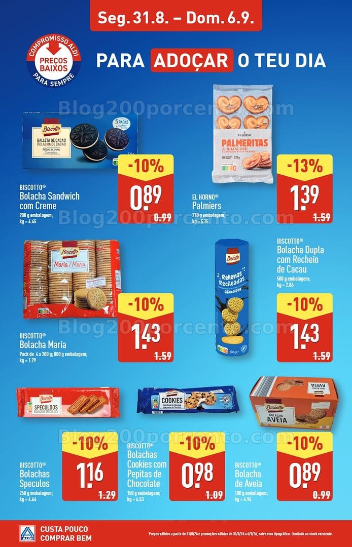 Antevisão Folheto ALDI Abertura Mangualde Promoções até 6 setembro