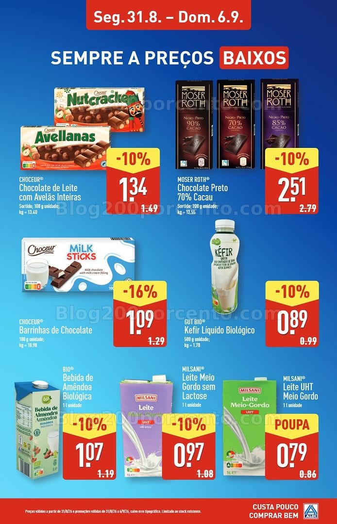Antevisão Folheto ALDI Abertura Mangualde Promoções até 6 setembro