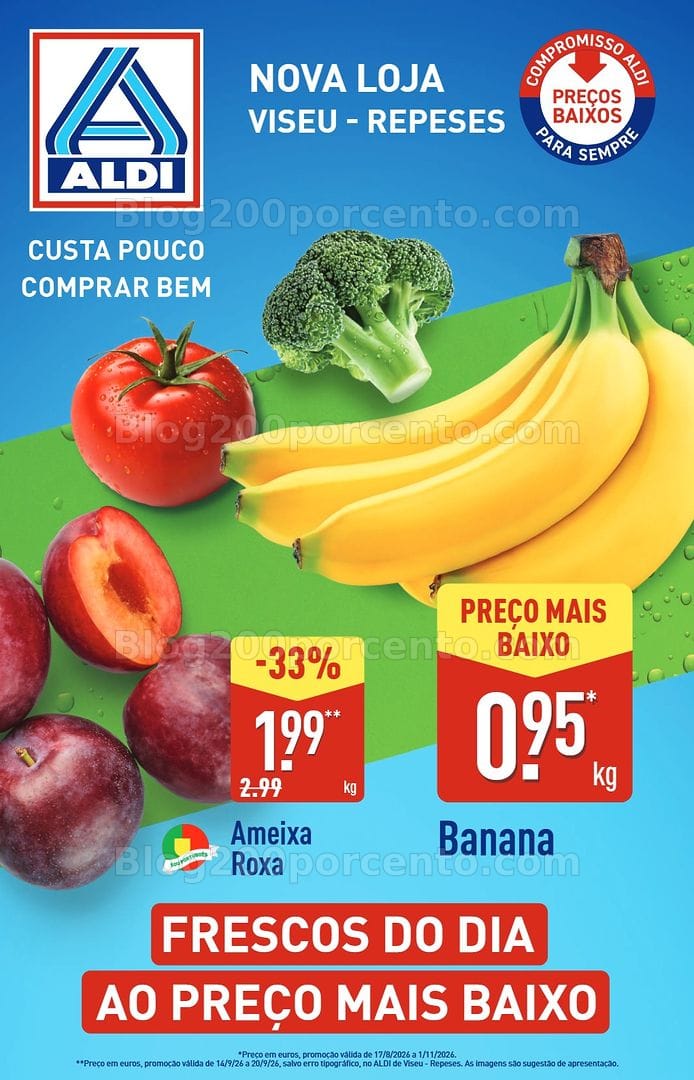 Antevisão Folheto ALDI Aberturas Promoções de 14 a 20 setembro
