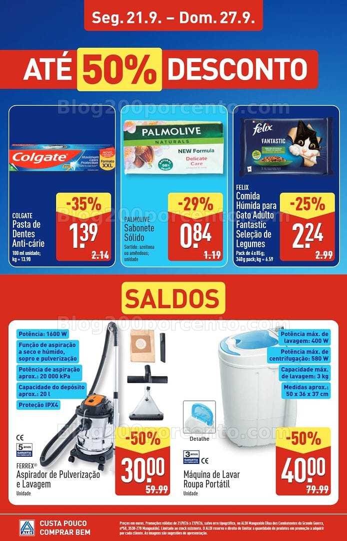Antevisão Folheto ALDI Aberturas Promoções de 21 a 27 setembro - Mangualde