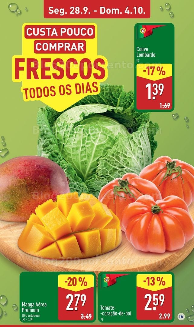 Antevisão Folheto ALDI Promoções de 28 setembro a 4 outubro