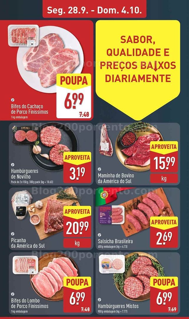 Antevisão Folheto ALDI Promoções de 28 setembro a 4 outubro