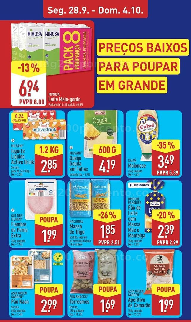 Antevisão Folheto ALDI Promoções de 28 setembro a 4 outubro