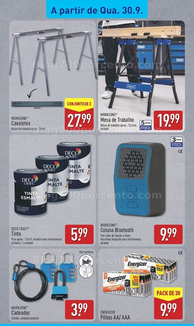 Antevisão Folheto ALDI Promoções de 28 setembro a 4 outubro