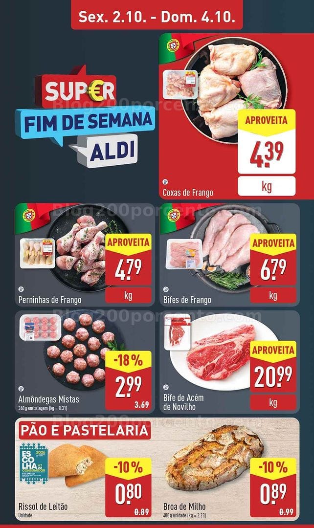 Antevisão Folheto ALDI Promoções de 28 setembro a 4 outubro