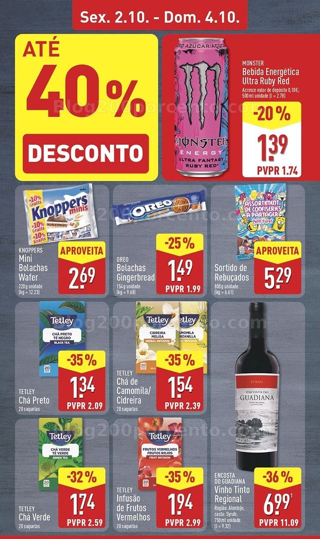 Antevisão Folheto ALDI Promoções de 28 setembro a 4 outubro