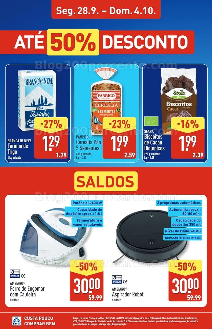 Antevisão Folheto ALDI Aberturas Promoções de 28 setembro a 4 outubro - Mangualde