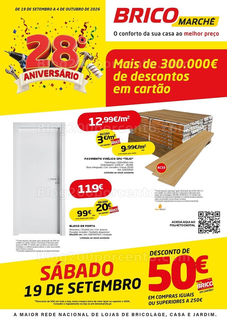 Antevisão Folheto BRICOMARCHÉ Promoções de 19 setembro a 4 outubro