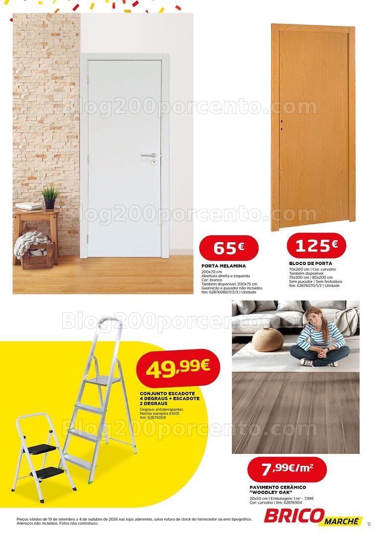 Antevisão Folheto BRICOMARCHÉ Promoções de 19 setembro a 4 outubro