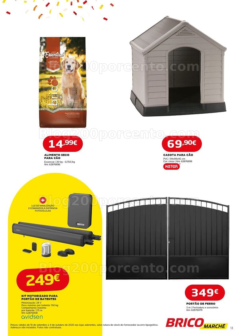 Antevisão Folheto BRICOMARCHÉ Promoções de 19 setembro a 4 outubro