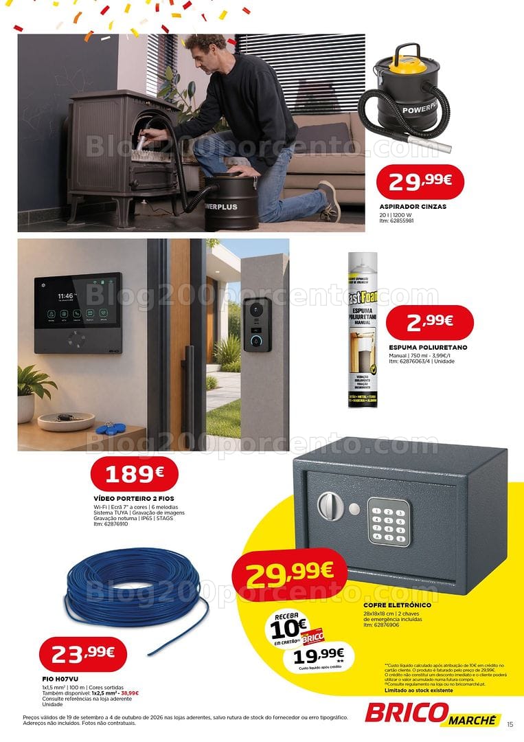Antevisão Folheto BRICOMARCHÉ Promoções de 19 setembro a 4 outubro
