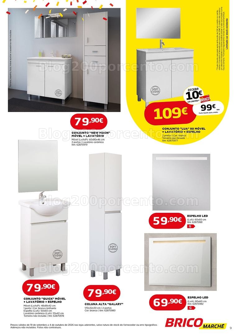 Antevisão Folheto BRICOMARCHÉ Promoções de 19 setembro a 4 outubro
