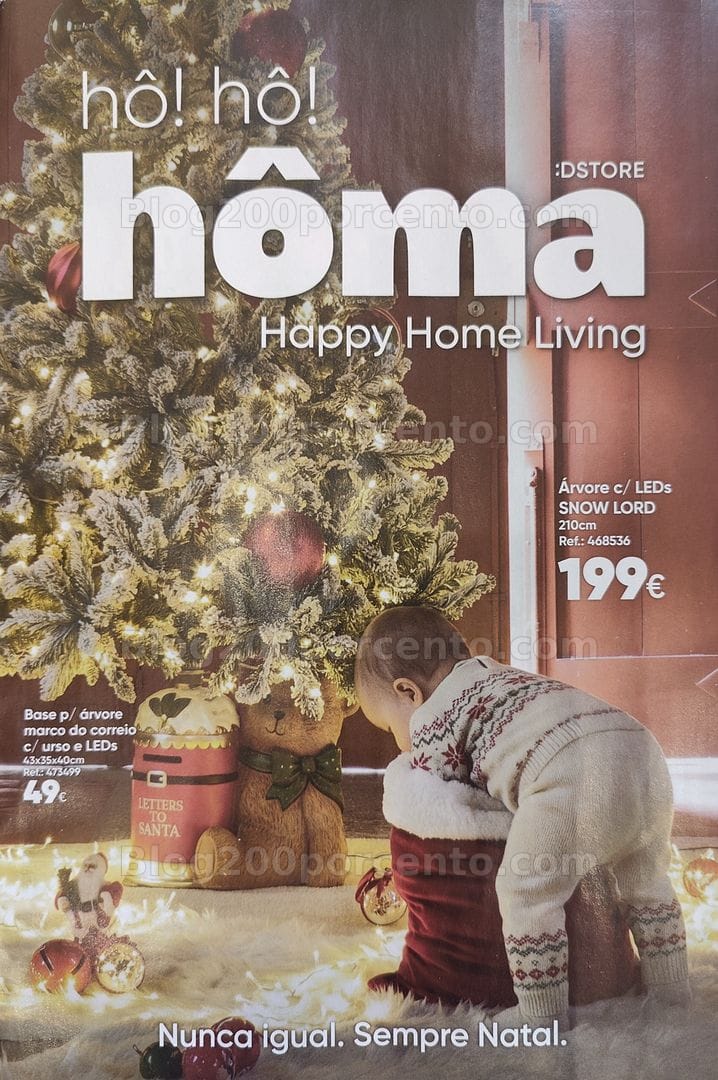 Antevisão Folheto HÔMA Especial Natal Promoções de 25 setembro a 24 dezembro