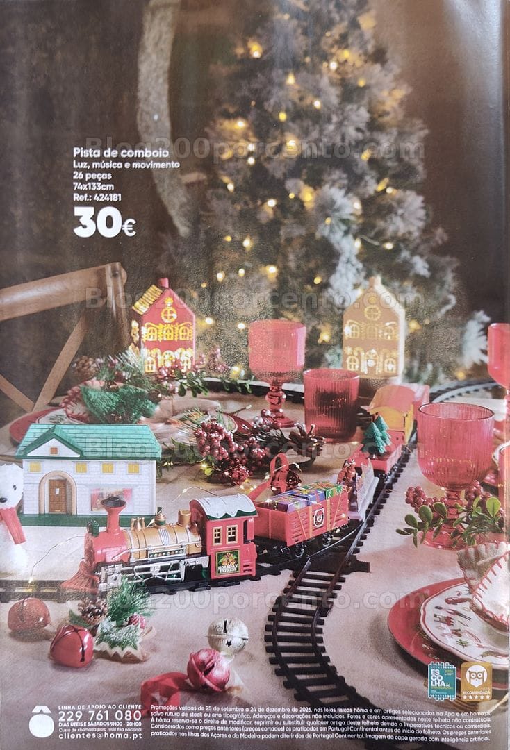 Antevisão Folheto HÔMA Especial Natal Promoções de 25 setembro a 24 dezembro