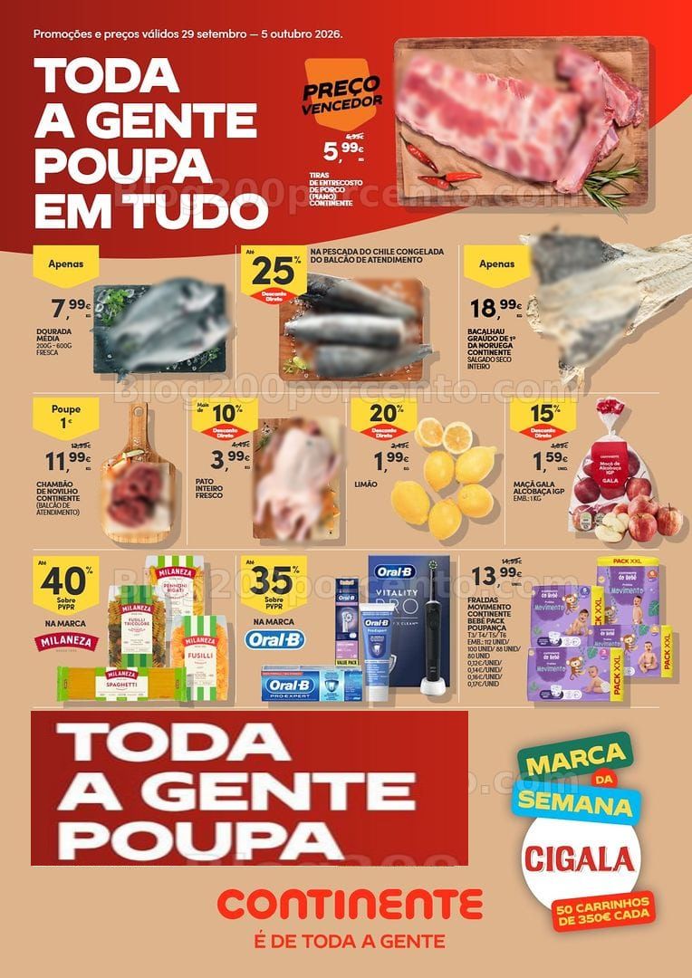 Antevisão Folheto CONTINENTE Promoções de 29 setembro a 5 outubro