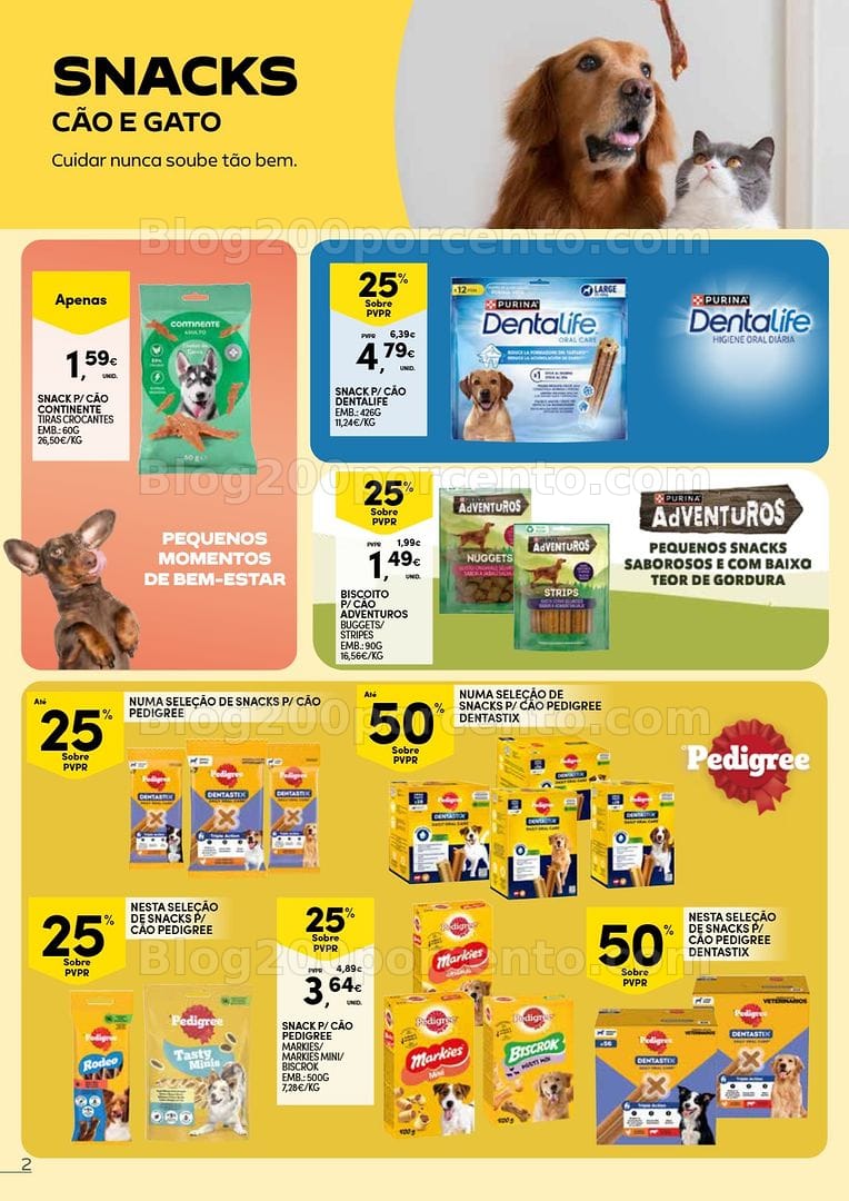 Antevisão Folheto CONTINENTE Pet Care Açores Promoções até 12 outubro