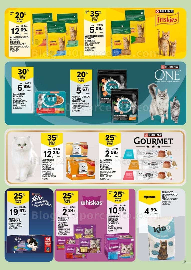Antevisão Folheto CONTINENTE Pet Care Açores Promoções até 12 outubro