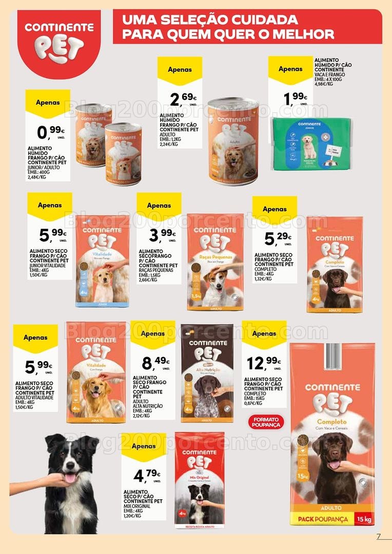 Antevisão Folheto CONTINENTE Pet Care Açores Promoções até 12 outubro