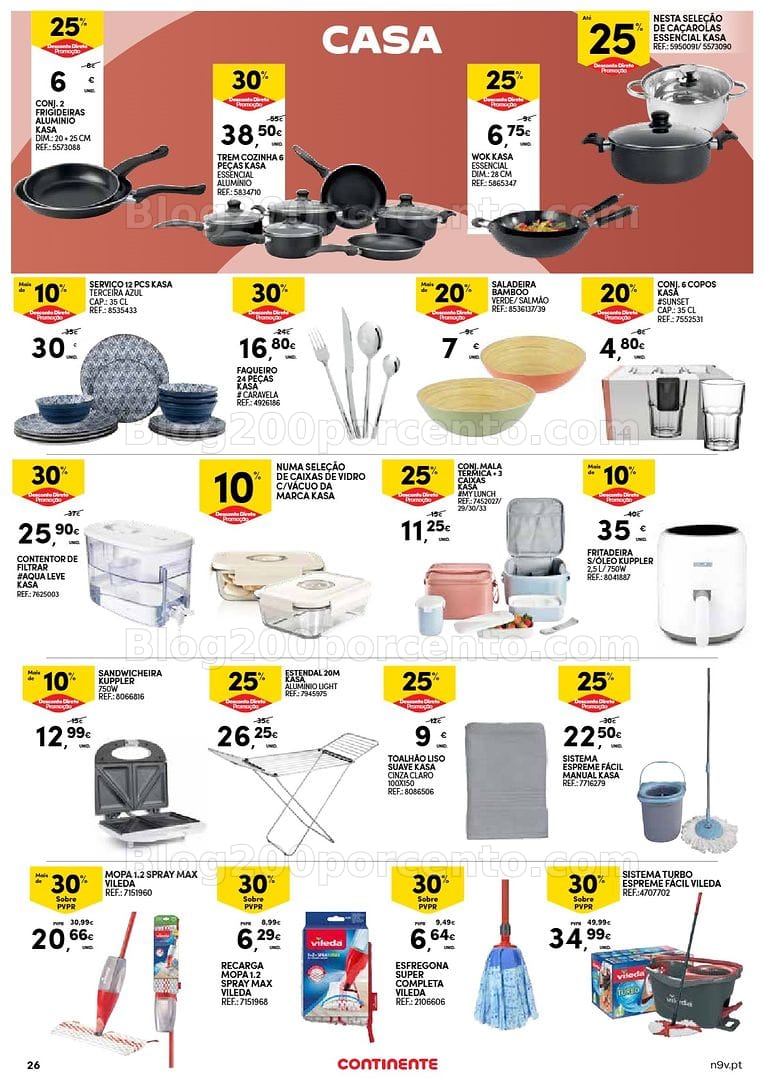 Antevisão Folheto CONTINENTE Bazar Açores Promoções de 3 a 16 setembro