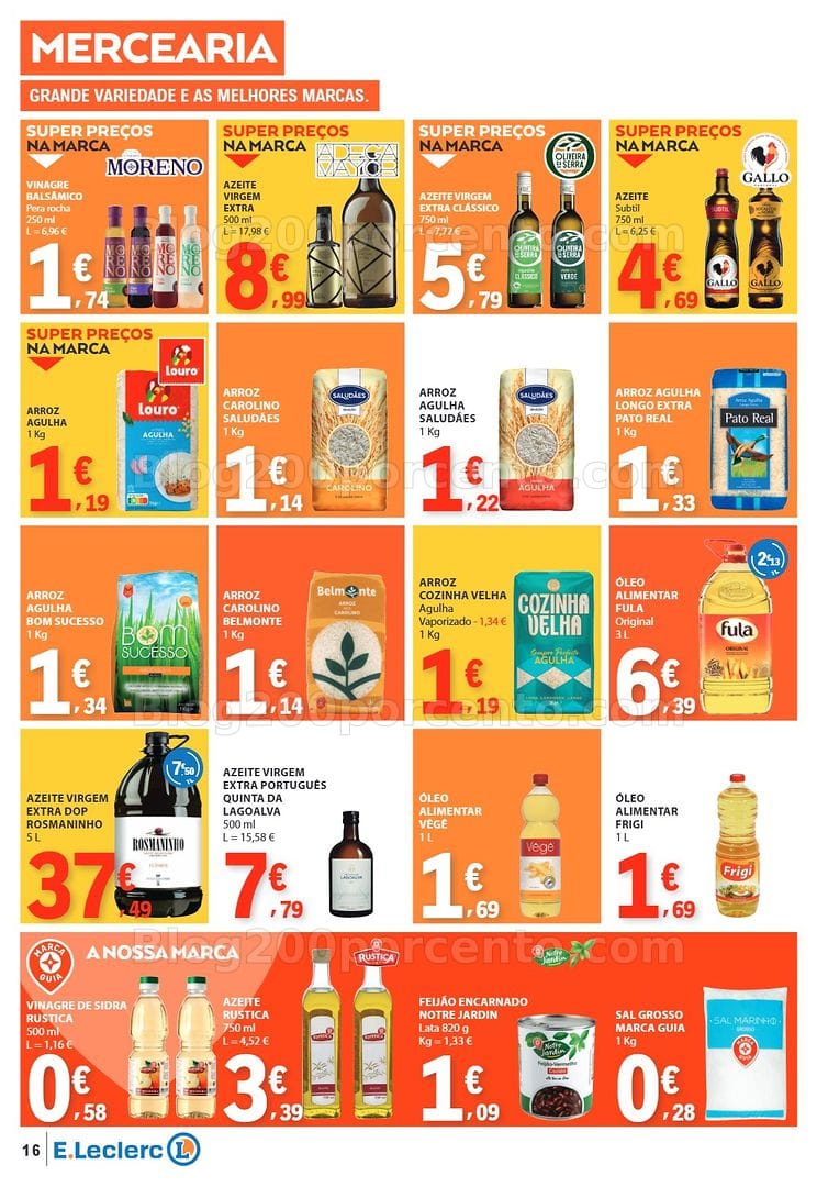 Antevisão Folheto E-LECLERC Promoções de 3 a 9 setembro