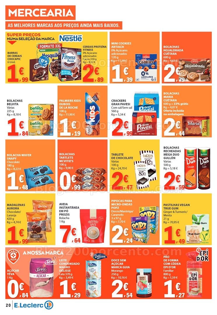 Antevisão Folheto E-LECLERC Promoções de 3 a 9 setembro