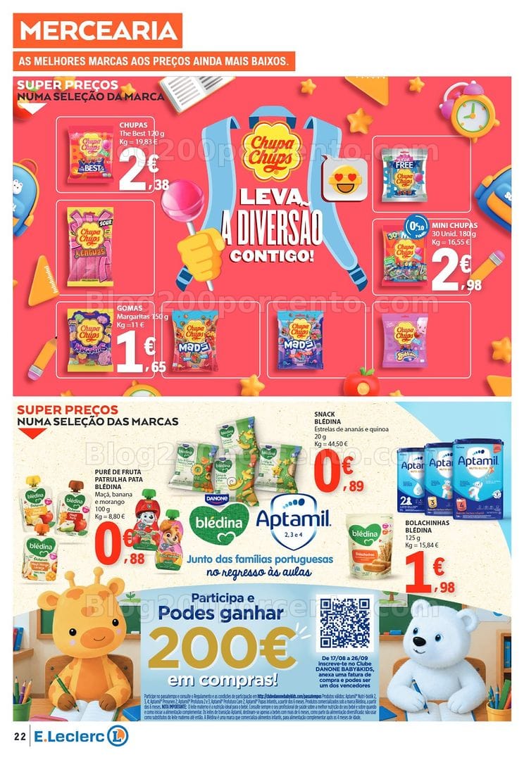 Antevisão Folheto E-LECLERC Promoções de 3 a 9 setembro