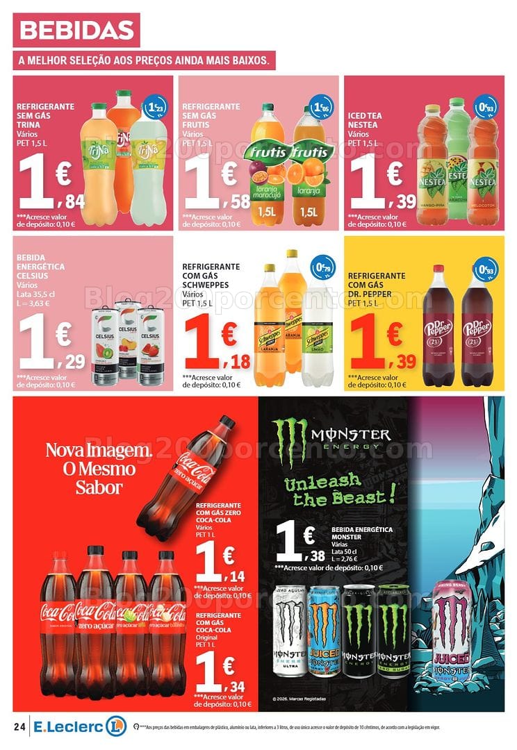 Antevisão Folheto E-LECLERC Promoções de 3 a 9 setembro