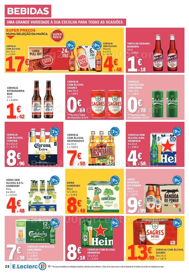 Antevisão Folheto E-LECLERC Promoções de 3 a 9 setembro