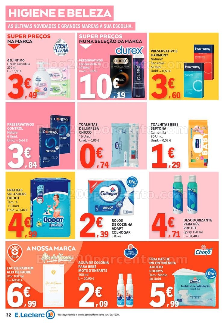 Antevisão Folheto E-LECLERC Promoções de 3 a 9 setembro