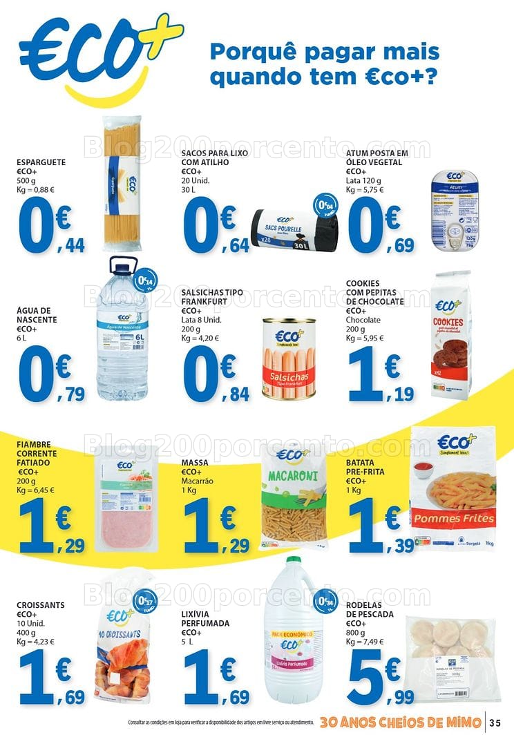 Antevisão Folheto E-LECLERC Especial ECO+ Promoções de 3 a 9 setembro