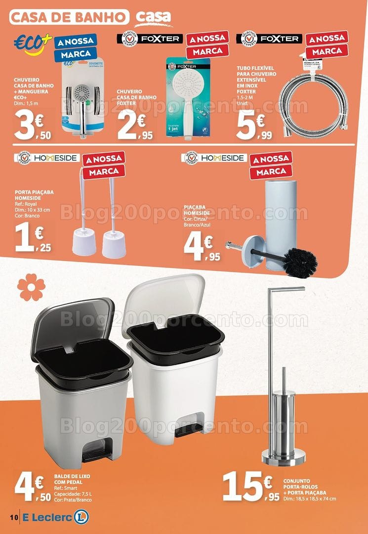 Antevisão Folheto E-LECLERC Especial Casa e Animais Promoções de 29 setembro a 11 outubro