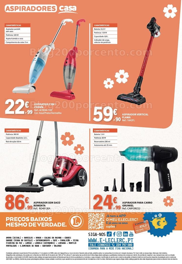 Antevisão Folheto E-LECLERC Especial Casa e Animais Promoções de 29 setembro a 11 outubro