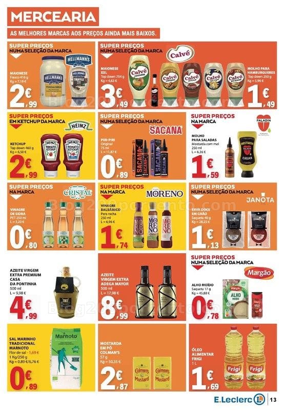 Antevisão Folheto E-LECLERC Promoções de 1 a 7 outubro