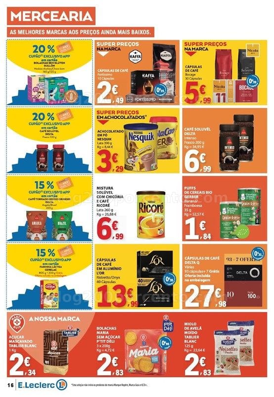 Antevisão Folheto E-LECLERC Promoções de 1 a 7 outubro