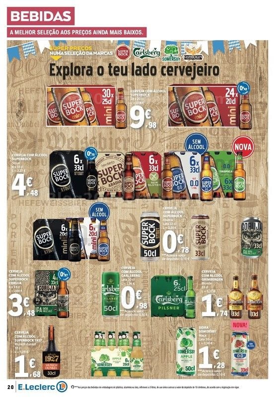 Antevisão Folheto E-LECLERC Promoções de 1 a 7 outubro