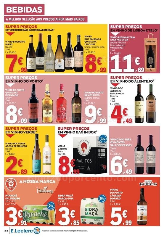 Antevisão Folheto E-LECLERC Promoções de 1 a 7 outubro