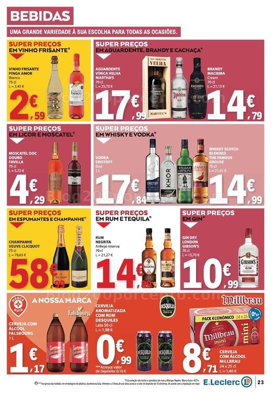 Antevisão Folheto E-LECLERC Promoções de 1 a 7 outubro