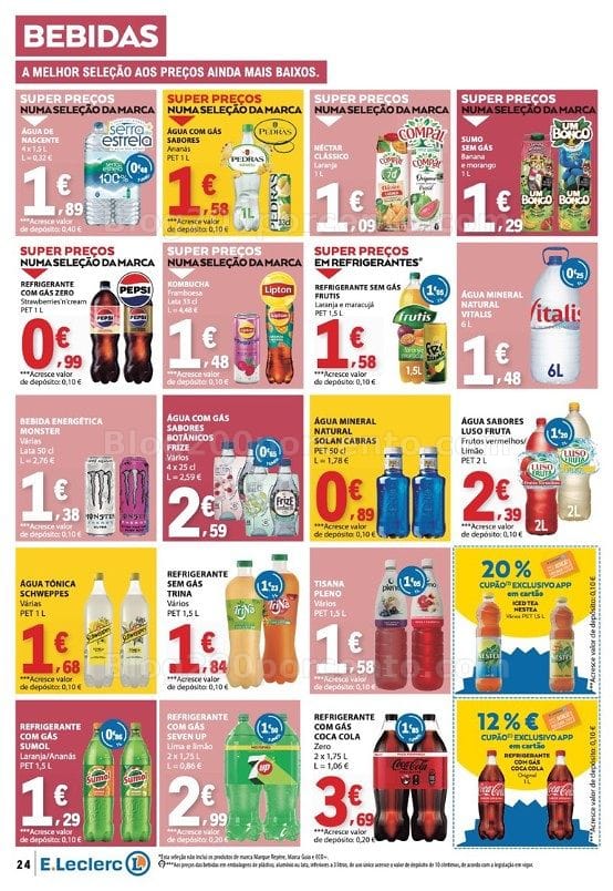 Antevisão Folheto E-LECLERC Promoções de 1 a 7 outubro