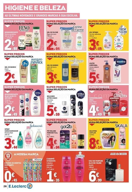 Antevisão Folheto E-LECLERC Promoções de 1 a 7 outubro