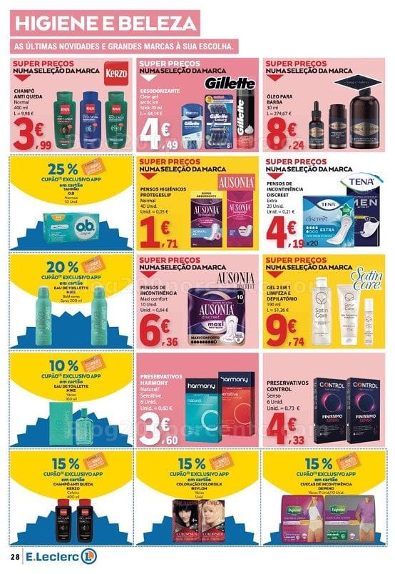 Antevisão Folheto E-LECLERC Promoções de 1 a 7 outubro