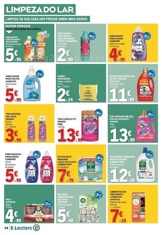 Antevisão Folheto E-LECLERC Promoções de 1 a 7 outubro