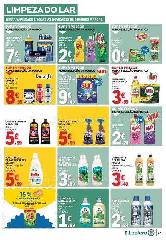 Antevisão Folheto E-LECLERC Promoções de 1 a 7 outubro