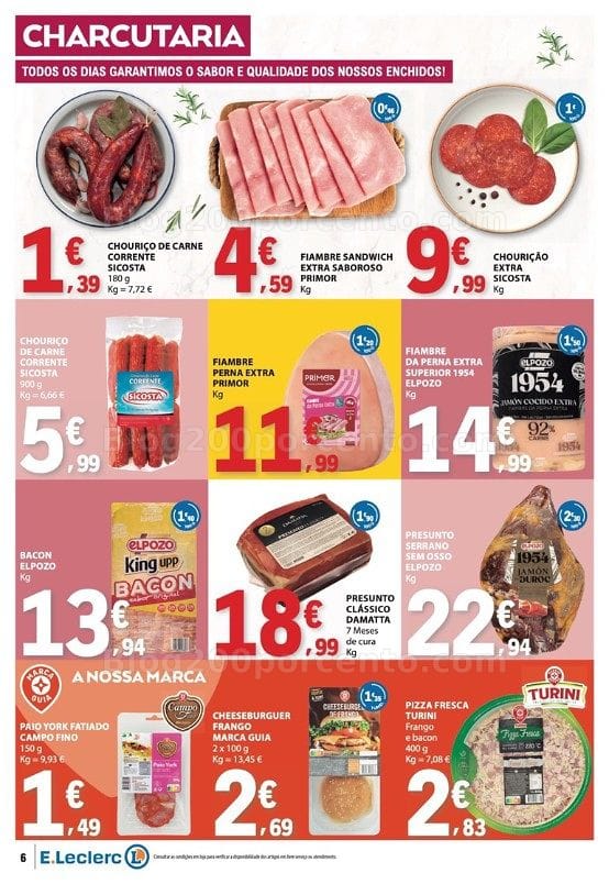 Antevisão Folheto E-LECLERC Promoções de 1 a 7 outubro